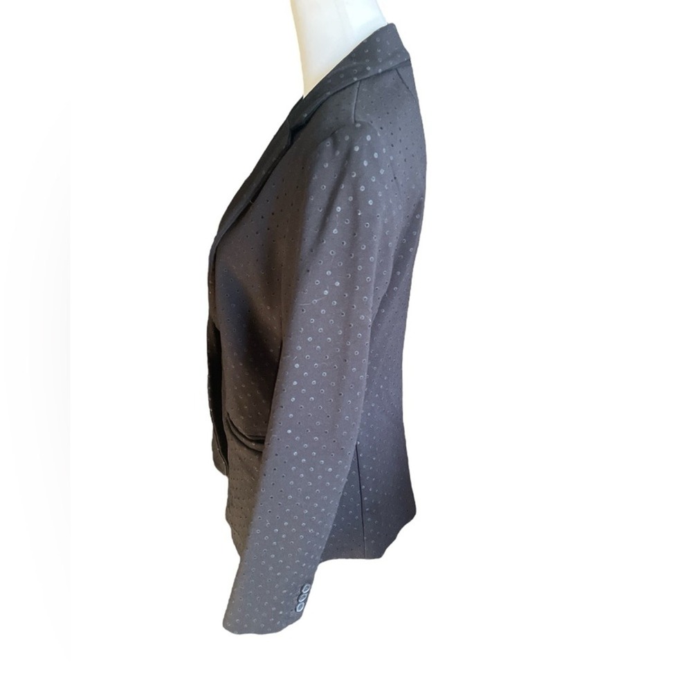 Old Navy Black Dot Stretch Blazer, Womens Size Medium, Classic, Minimalist - Picture 2 of 6